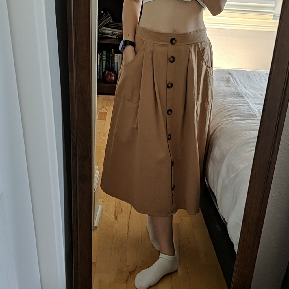 A line long skirts